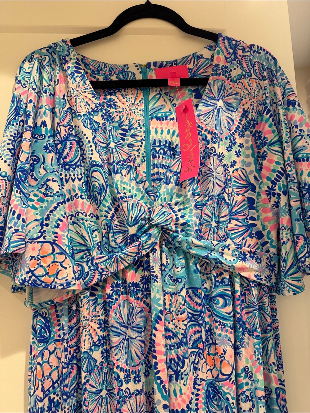 Lilly Pulitzer Blue Pink Green Paisley Maxi Dress - Picture 2 of 10